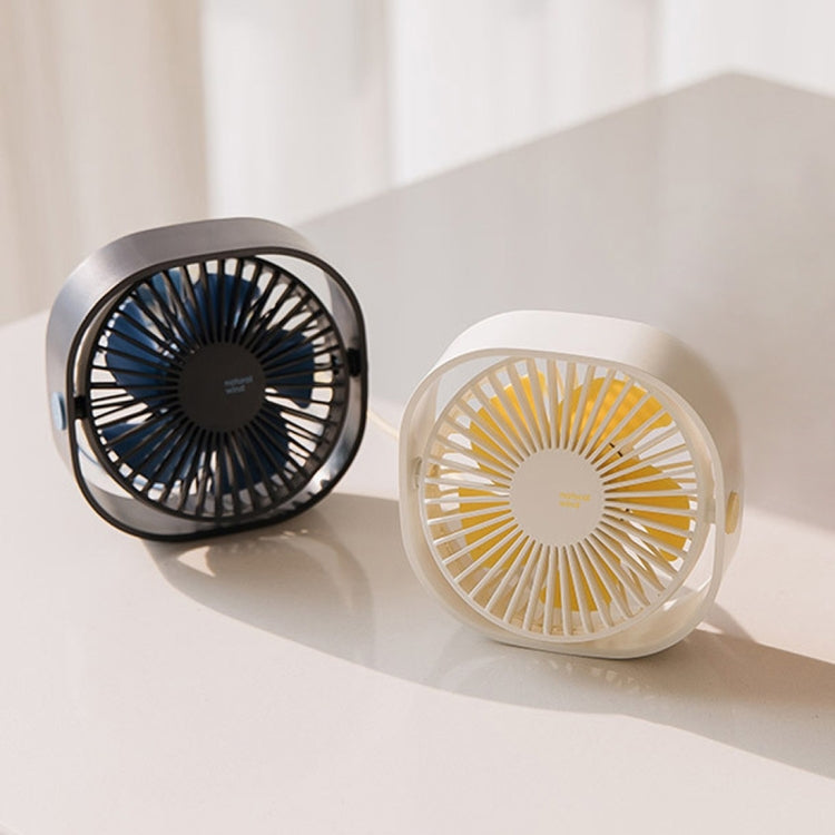360 Degree Rotation  Wind 3 Speeds Mini USB Desktop Fan, Desktop Fan