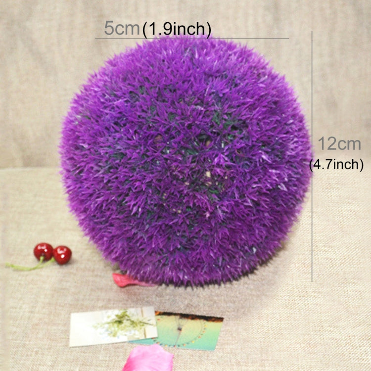 Artificial Grass Plant Ball Topiary Wedding Event Home Outdoor Decoration Hanging Ornament, Diameter: 4.7 inch, 4.7 inch