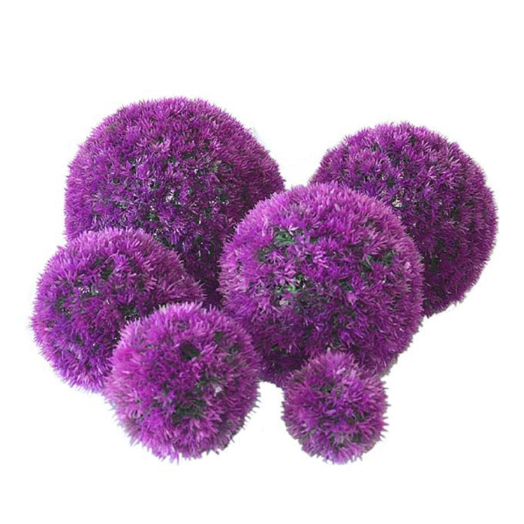 Artificial Grass Plant Ball Topiary Wedding Event Home Outdoor Decoration Hanging Ornament, Diameter: 4.7 inch, 4.7 inch