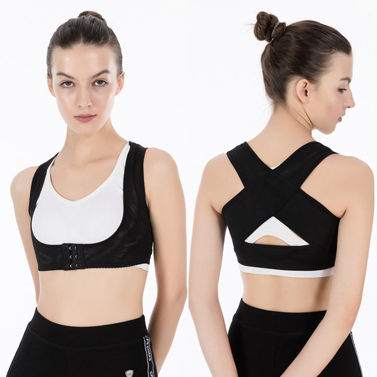 Women Ultrathin Kyphosis Correction Shoulder Support Tight-fitting Orthopedic Belt, Size:L