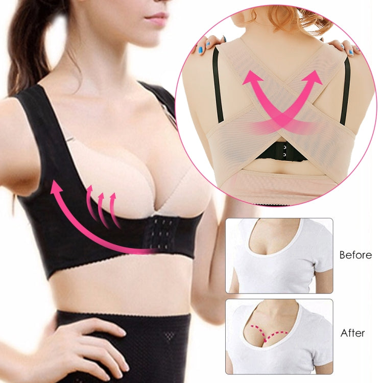 Women Ultrathin Kyphosis Correction Shoulder Support Tight-fitting Orthopedic Belt, Size:XL