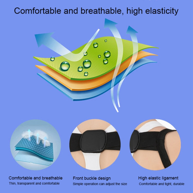 Women Ultrathin Kyphosis Correction Shoulder Support Tight-fitting Orthopedic Belt, Size:XXL