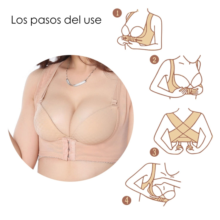 Women Ultrathin Kyphosis Correction Shoulder Support Tight-fitting Orthopedic Belt, Size:XXL