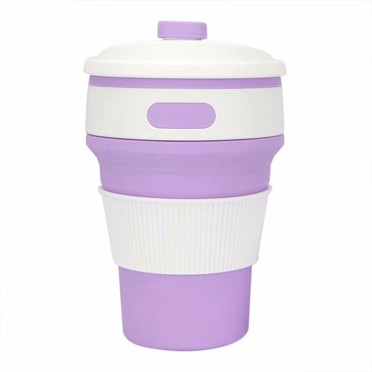 350ml Folding Portable Silicone Coffee Cup Multi-function Travel Cup