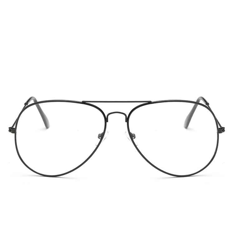 Fashion Oversize Men Women Clear Lens Eyeglasses, Random Color