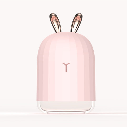 3life-318 2W Cute Rabbit USB Mini Humidifier Diffuser Aroma Mist Nebulizer with LED Night Light for Office, Home Bedroom, Capacity: 220ml, DC 5V, Rabbit USB Mini Humidifier