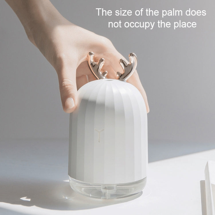 3life-318 2W Cute Rabbit USB Mini Humidifier Diffuser Aroma Mist Nebulizer with LED Night Light for Office, Home Bedroom, Capacity: 220ml, DC 5V, Rabbit USB Mini Humidifier