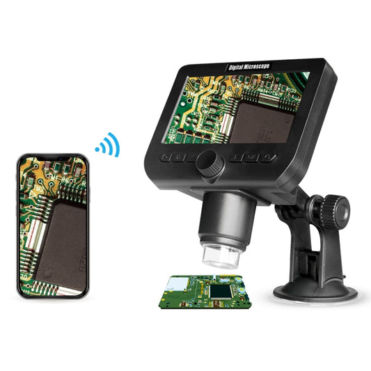 inskam317 1080P 4.3 inch LCD Screen WiFi HD Digital Microscope, Sucker Bracket, Sucker Bracket