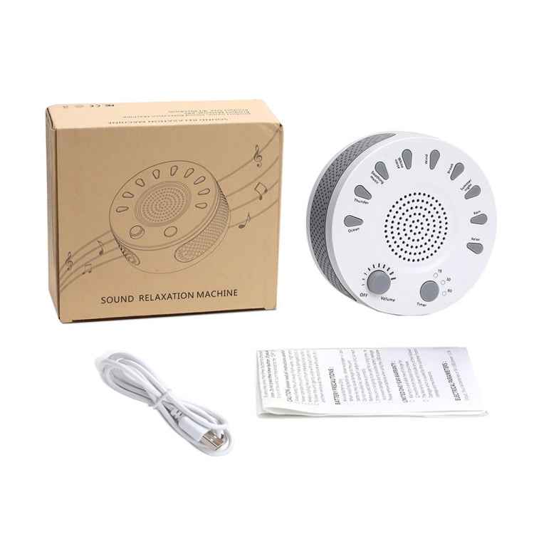 White Noise Machine Sleep Aid Device Improves Sleeping with Nine Timed Music