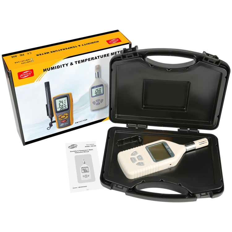 BENETECH GM1360 LCD Probe Industry Digital Humidity & Temperature Meter, GM1360