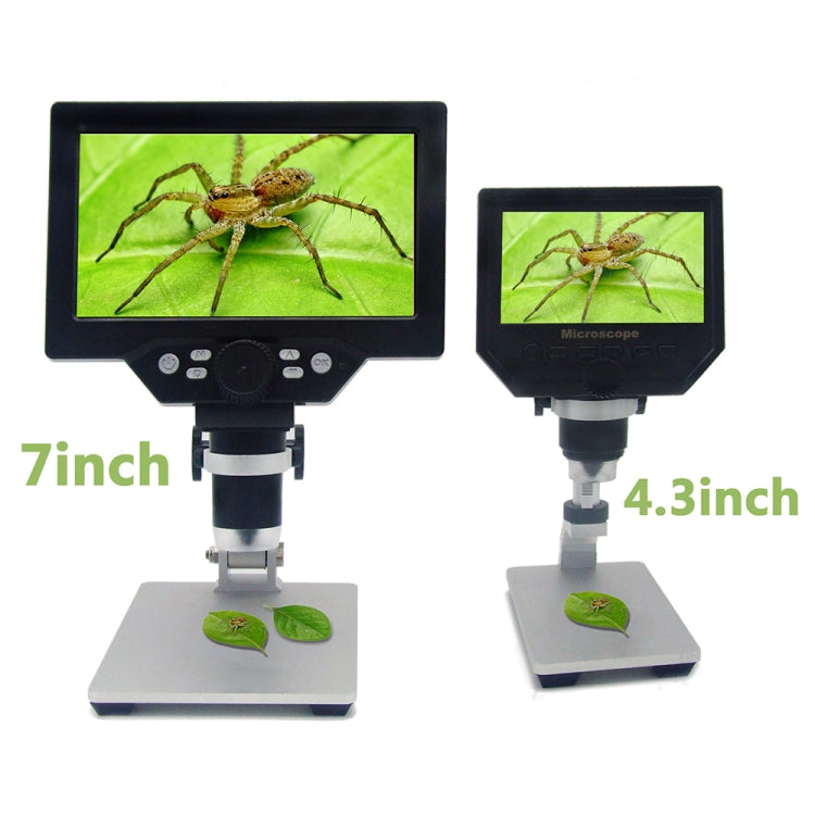 G1200 7 inch LCD Screen 1200X Portable Electronic Digital Desktop Stand Microscope, UK Plug, No Battery UK Plug, No Battery US Plug, No Battery AU Plug, No Battery EU Plug