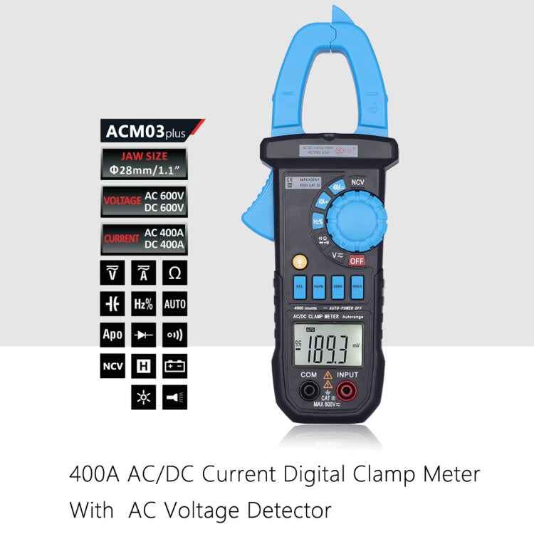 BSIDE ACM03 Plus 400A  AC / DC Clamp Meter