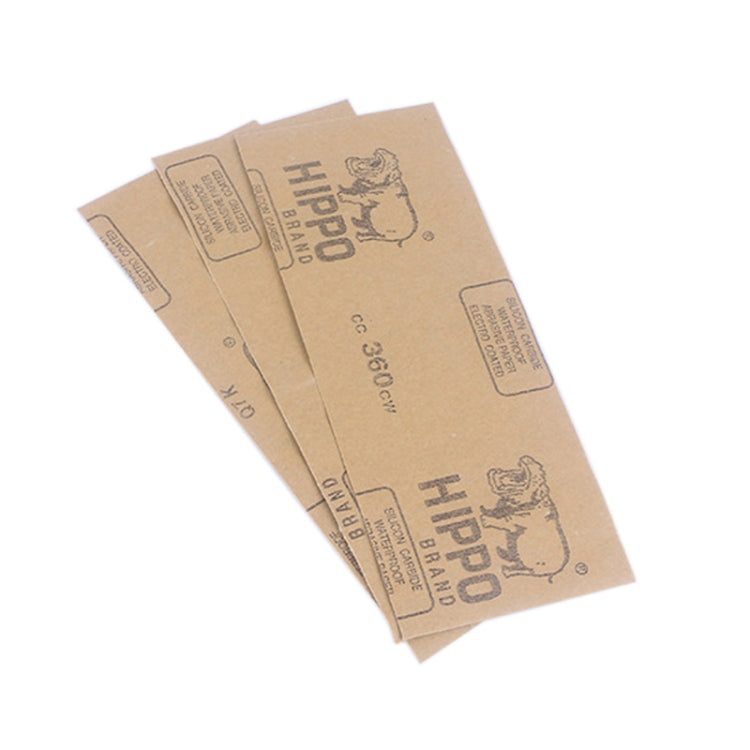 10pcs Grit 600 Wet And Dry Polishing Grinding Sandpaper，Size: 23 x 9cm, Grit 600