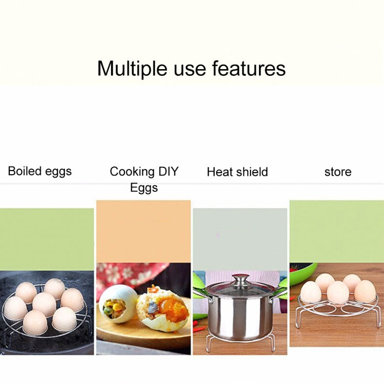 Steamer Rack Basket Egg Vegetable Steaming Trivet for Instant Pot Pressure Cooker, Diameter: 17.5cm, Height: 5.5cm, Diameter: 17.5cm, Height: 5.5cm