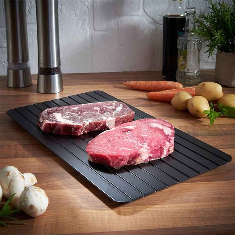 Kitchen Tool Rapid Defrosting Tray Thawing Plate Frozen Food Defrost Without Electricity, Size: 11.6 x 8 inch