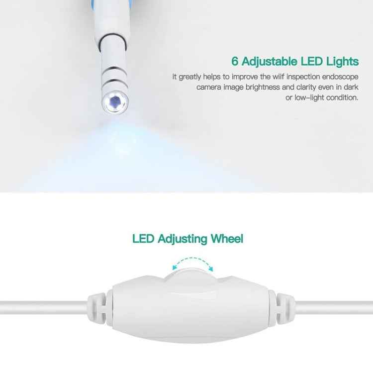 i95 3 in 1 USB Ear Scope Inspection HD 0.3MP Camera Visual Ear Spoon for OTG Android Phones & PC & MacBook, 1.75m Length Cable