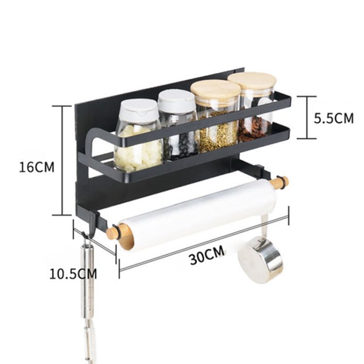 Kitchen Single Layer Magnetic Refrigerator Rack Storage Holder