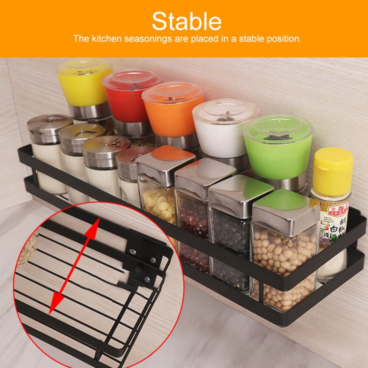 40cm Kitchen Punch-free Wall Mount Seasoning Storage Rack
