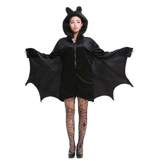 Halloween Costume Children and Women Bat Vampire Clothing Stage Performance Cosplay Clothing, Size:XL, Bust: 98cm, Clothes Long: 76cm, Suggested Height:160-168cm, Size: XL Adult