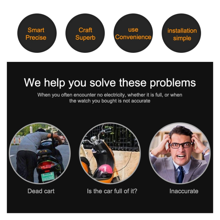 H6133 12V-84V Lead-acid Battery Voltage Tester Percentage Voltmeter Gauge Lithium Battery Status Monitor