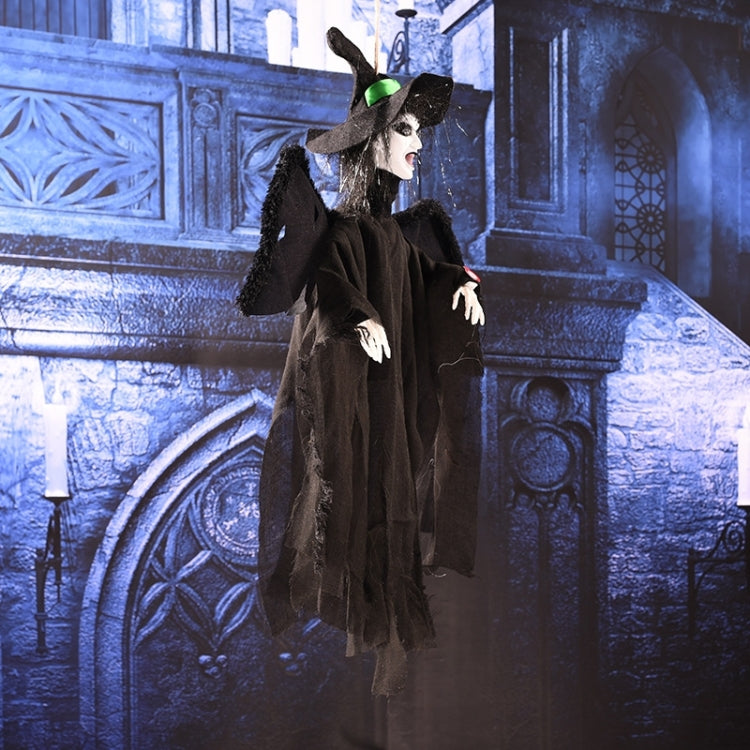 Flying Hanging Ghost Scary Sound and Moving for Halloween Decorations, Hanging Ghost(Black), Hanging Ghost(Grey), Hanging Ghost(White)