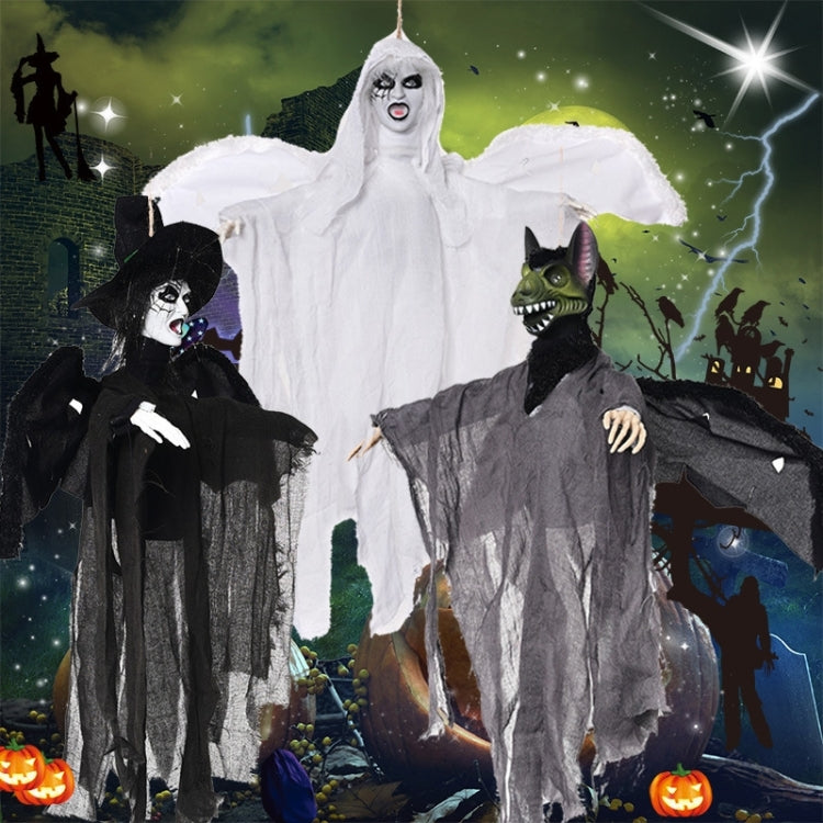 Flying Hanging Ghost Scary Sound and Moving for Halloween Decorations
