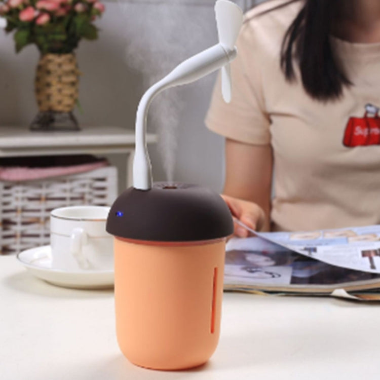 Humidificateur d'air électrique multifonction 3 en 1 en forme de champignon, chargement USB, humidificateur ultrasonique à brume fraîche avec port USB étendu