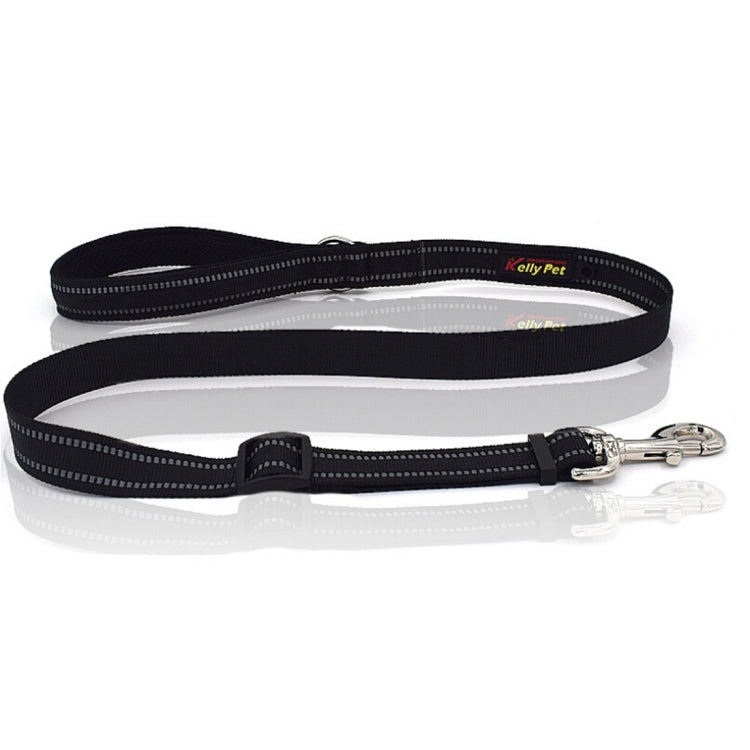 Pet Dogs Nylon Night Reflective Breathable Handheld Traction Lead Leash, Size: M, Adjustable Range: 2.5*(100-140cm), Size: M, Adjustable Range: 2.5*(100-140cm)