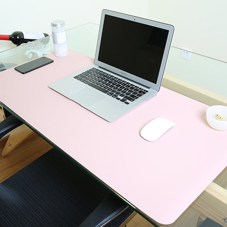 Multifunction Business PU Leather Mouse Pad Keyboard Pad Table Mat Computer Desk Mat, Size: 80 x 40cm, Size: 80 x 40cm(Sapphire Blue), Size: 80 x 40cm(Baby Blue), Size: 80 x 40cm(Apricot), Size: 80 x 40cm(Black), Size: 80 x 40cm(Pink)������������������...