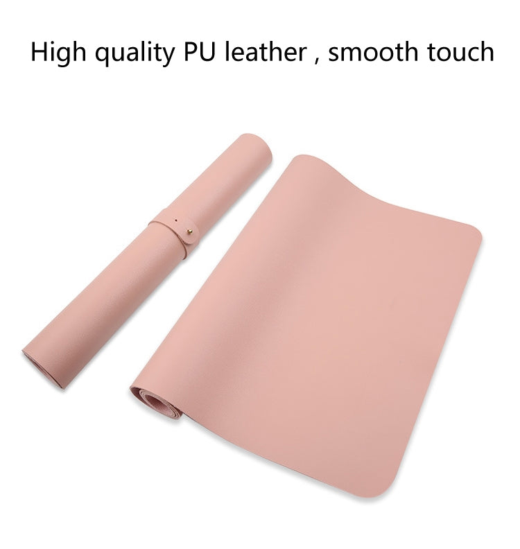 Multifunction Business PU Leather Mouse Pad Keyboard Pad Table Mat Computer Desk Mat, Size: 80 x 40cm, Size: 80 x 40cm(Sapphire Blue), Size: 80 x 40cm(Baby Blue), Size: 80 x 40cm(Apricot), Size: 80 x 40cm(Black), Size: 80 x 40cm(Pink)������������������...