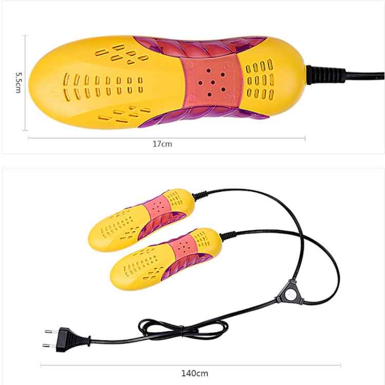 Multifunctional Household Cartoon Dehumidification Deodorization Shoe Warmer Dryer with Lighting, US Plug