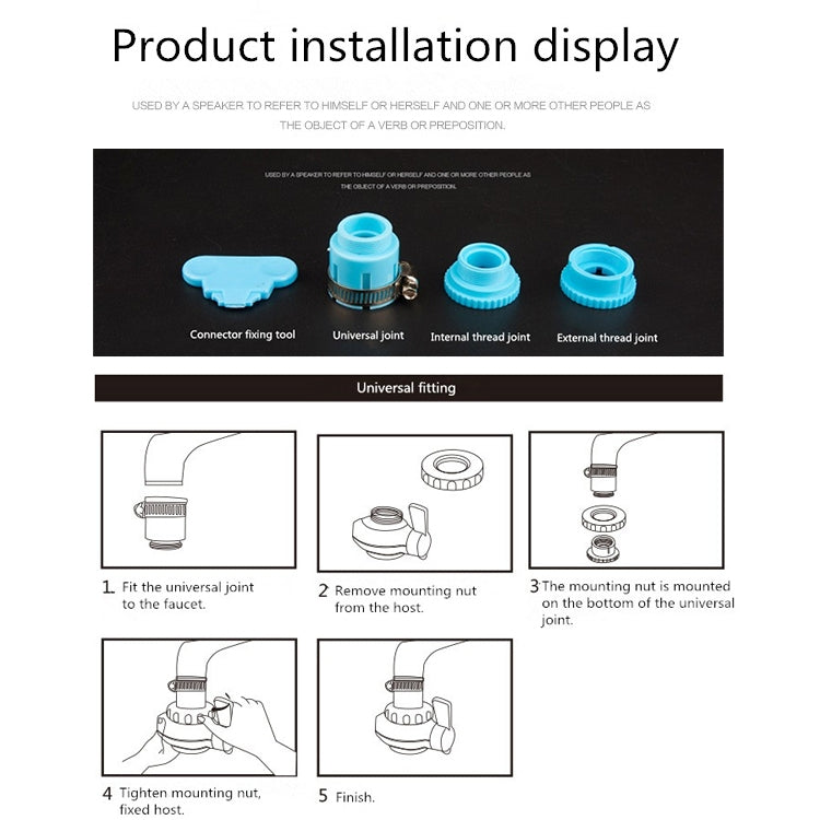 Kubichai Kitchen Water Filter Faucet Water Purifier