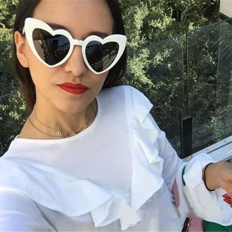 Heart Shape UV400 Polarized Sunglasses for Women