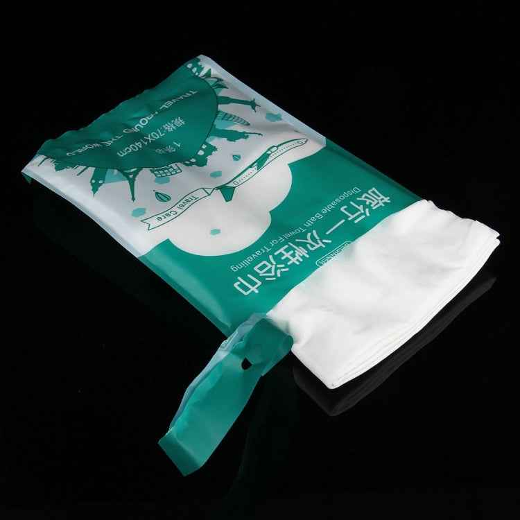 Portable Disposable Travel Cotton Bath Towel, Size: 140x65cm