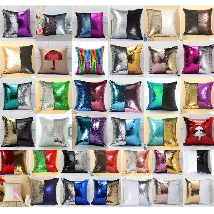 DIY Two Tone Glitter Sequins Throw Pillow Case Reversible Sequin Magical Color Changing Pillow Cover, Size: 40*40cm, HC6661A, HC6661AB, HC6661AC, HC6661AD, HC6661AE, HC6661AF, HC6661AG, HC6661AH, HC6661AJ, HC6661AK, HC6661AL, HC6661AM, HC6661AN, HC6661...