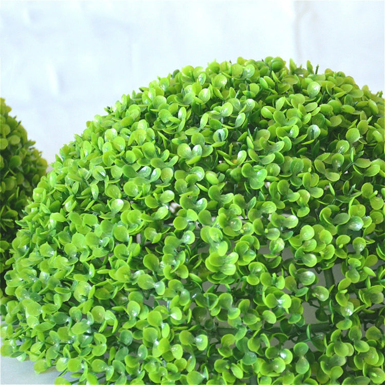 Artificial Aglaia Odorata Plant Ball Topiary Wedding Event Home Outdoor Decoration Hanging Ornament, Diameter: 14.7 inch, 14.7 inch