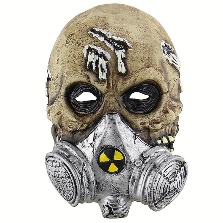 Halloween Festival Party Latex Biochemical Gas Mask Skeleton Frightened Mask Headgear, Biochemical Gas