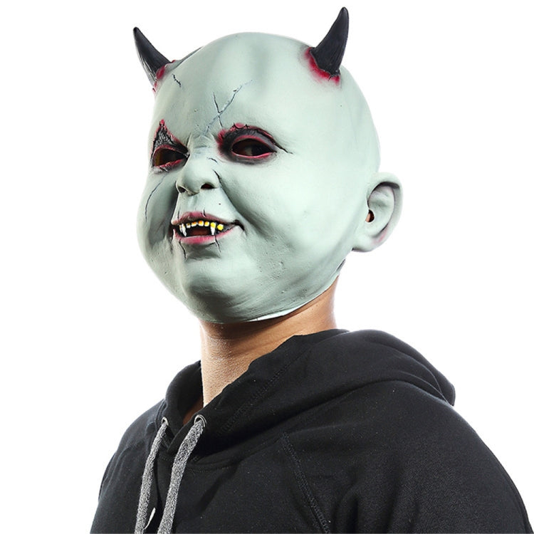 Halloween Festival Party Latex Devil Vampire Frightened Mask Headgear, Devil Vampire