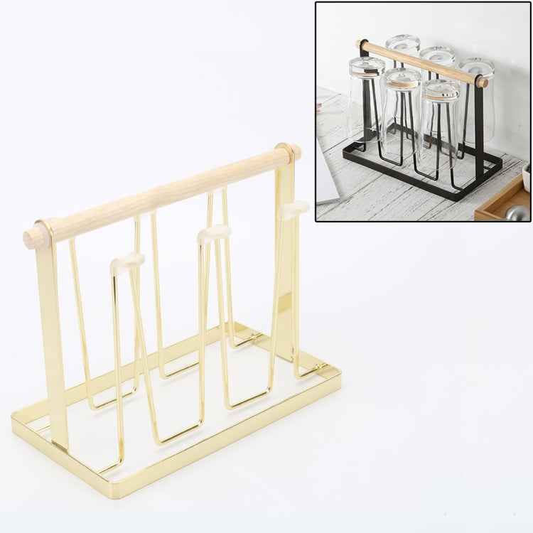 Iron Kitchen Cup Holder Drain Shelf