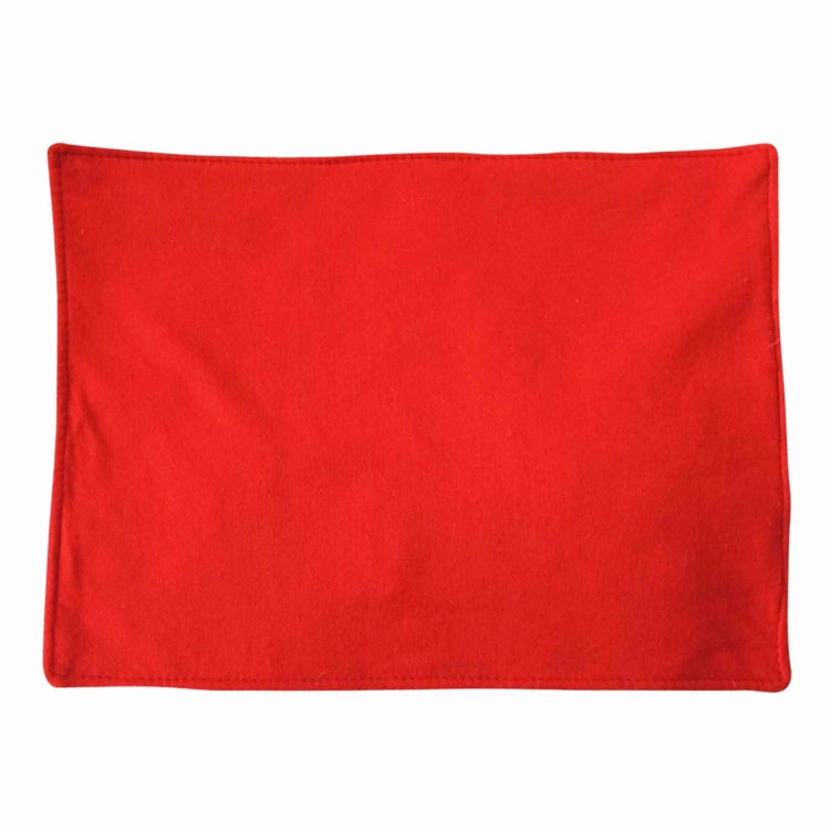 Christmas Decoration Santa Claus Suit Placemat with Glove Cutlery Holder, Santa