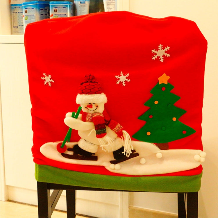 Christmas Dinner Table Decoration New Style Christmas Chair Cover, HC7060A, HC7060B, HC7060C