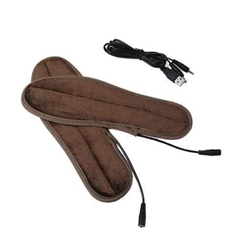 USB Electric Powered Heated Insoles Keep Feet Warm Pad with USB Cable, Size: 35-36 yard
