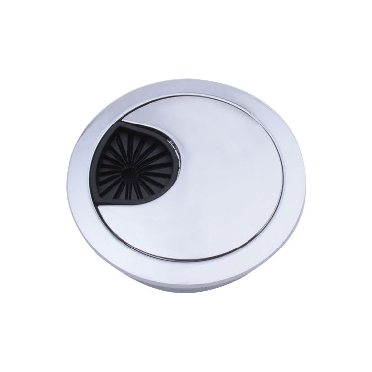 Desk Computer Desktop Zinc Alloy Round Threading Box Hole Cover, Hole Diameter: 80mm (Green Bronze)