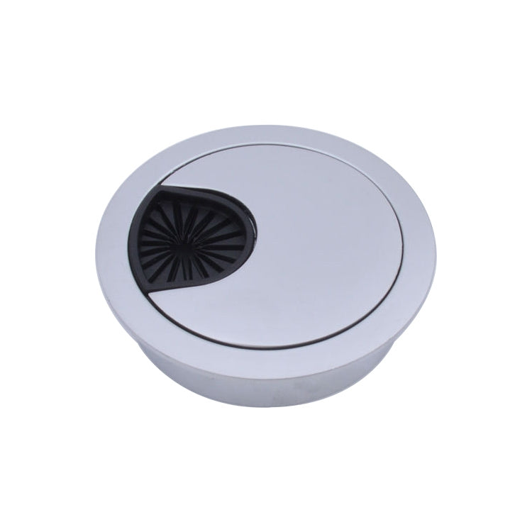 2 PCS Desk Computer Desktop Zinc Alloy Round Threading Box Hole Cover, Hole Diameter: 60mm (Green Bronze), 60mm