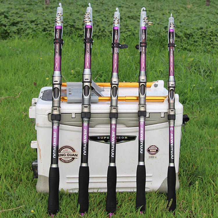 2.1m Carbon Pole  Travel Portable Fishing Pole,Random Color Delivery, 2.1m