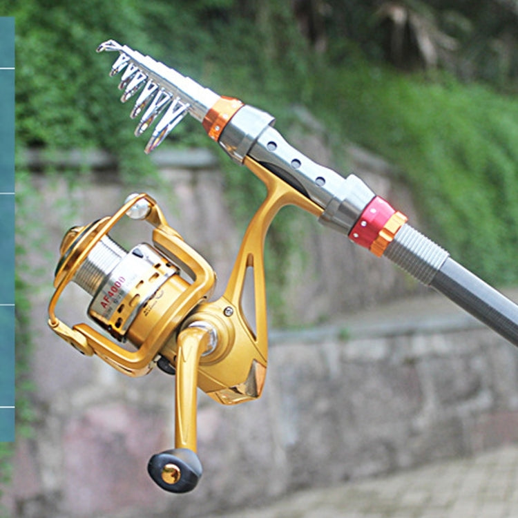 2.1m Carbon Pole  Travel Portable Fishing Pole,Random Color Delivery, 2.1m