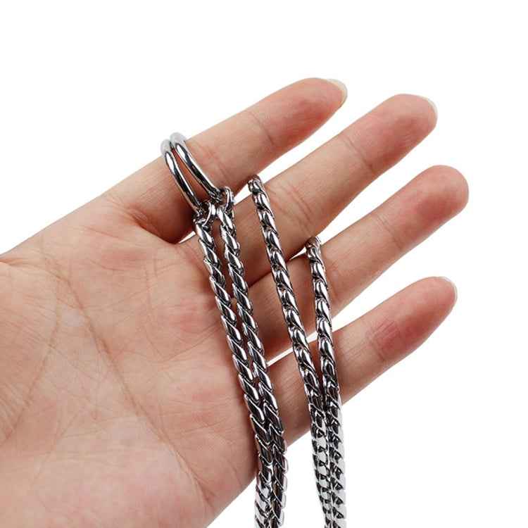 35cm Pet P Chain Pet Collars Pet Neck Strap Dog Neckband Snake Chain Dog Chain  Solid  Metal Chain Dog Collar