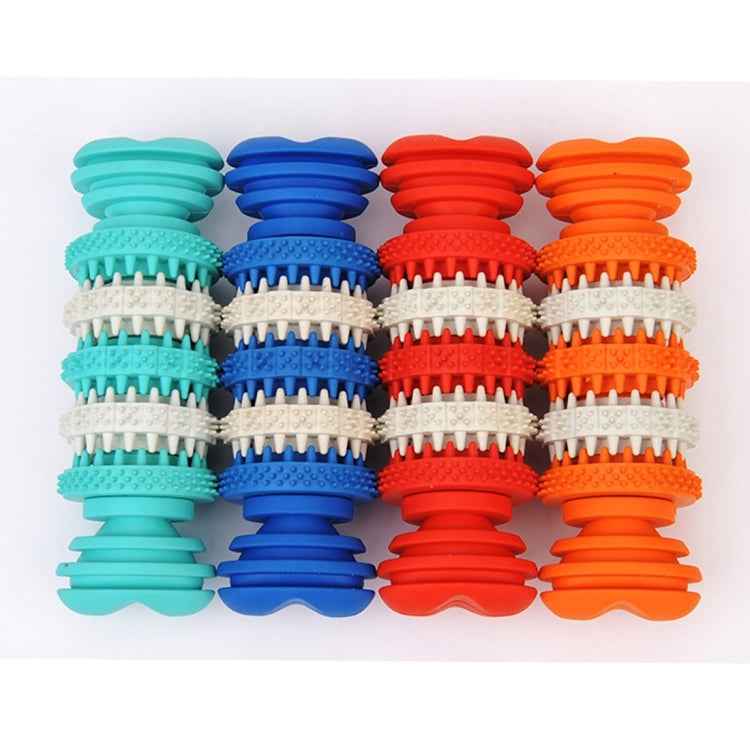 Dog Toy  for Pets Tooth Cleaning Chewing Toys of Non-Toxic Soft Rubber , Small Size,Length:12cm, 12cm Blue, 12cm Red, 12cm Baby Blue, 12cm Orange