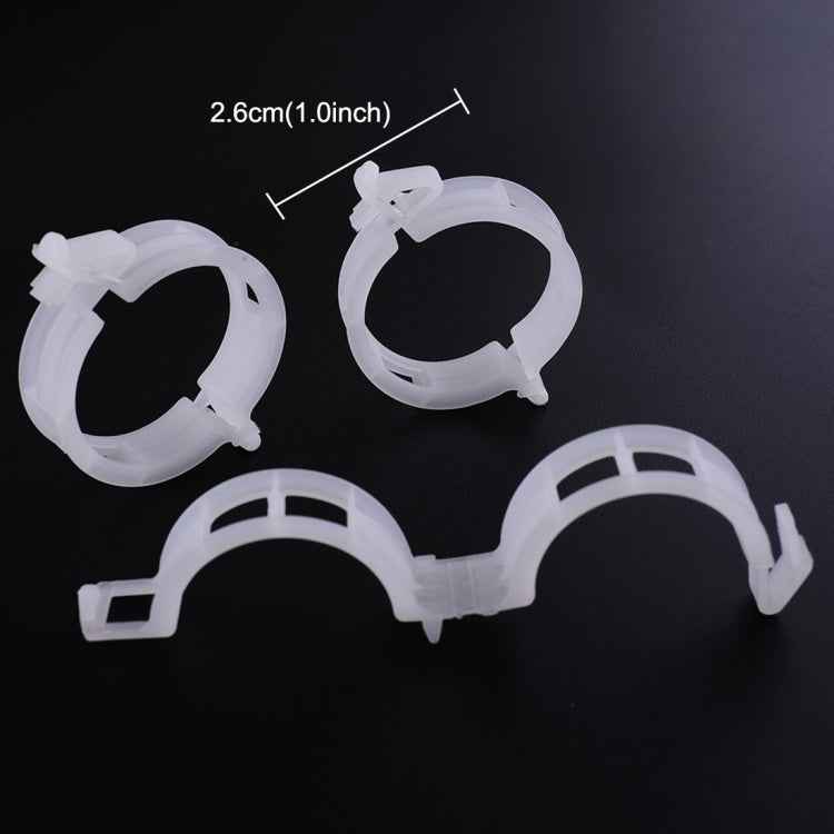 500 PCS 25mm Plastic Fixed Tie Clip Hanging Crane Folder Vines Plant Fixed Clip