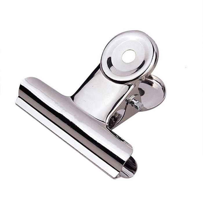 10pcs 50mm Silver Metal Stainless Steel Round Clip Notes Letter Paper Clip Office Bind Clip